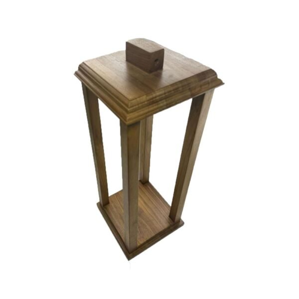 Teak Wood Lamp Shade - Image 2