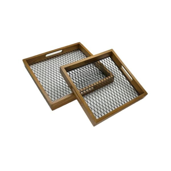 Square Perforated Metal Tray 40/40 & 35/35