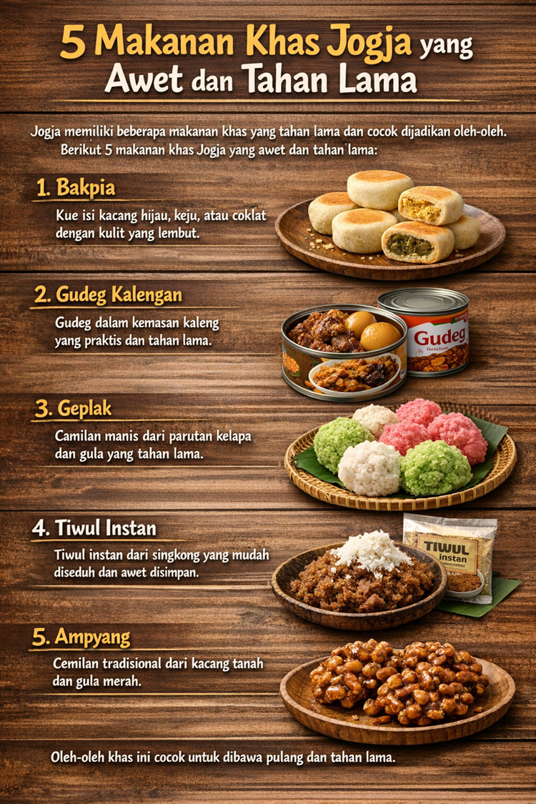 5 makanan khas Jogja