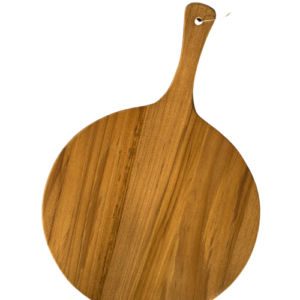 round cutting board with handle