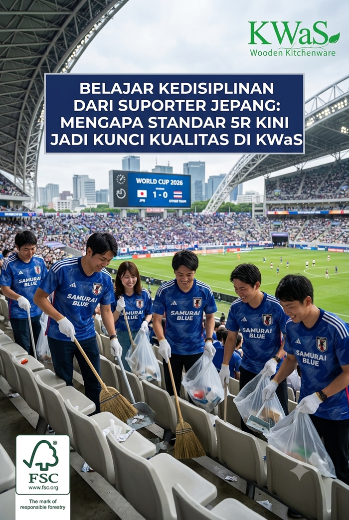 belajar disiplin supporter timnas Jepang