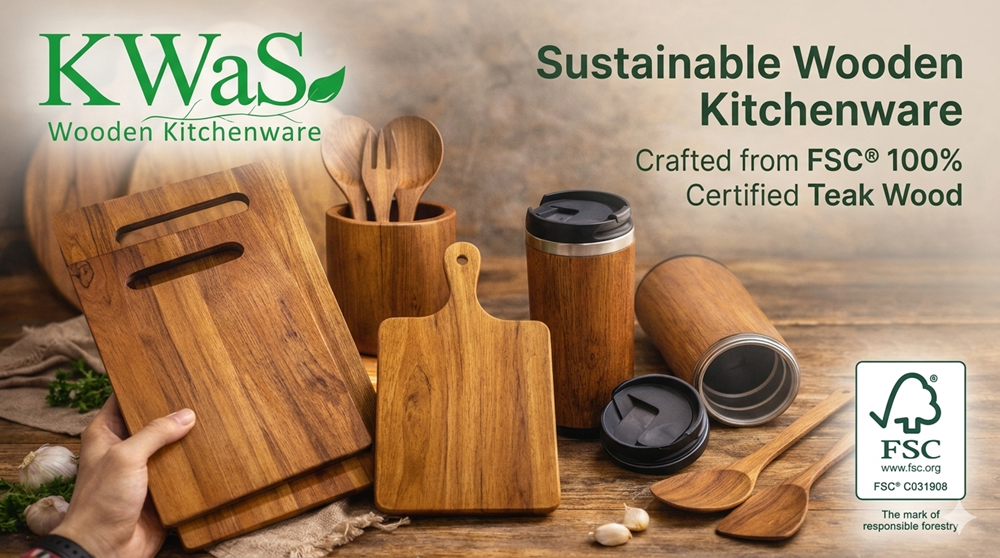handmade wooden kitchenware