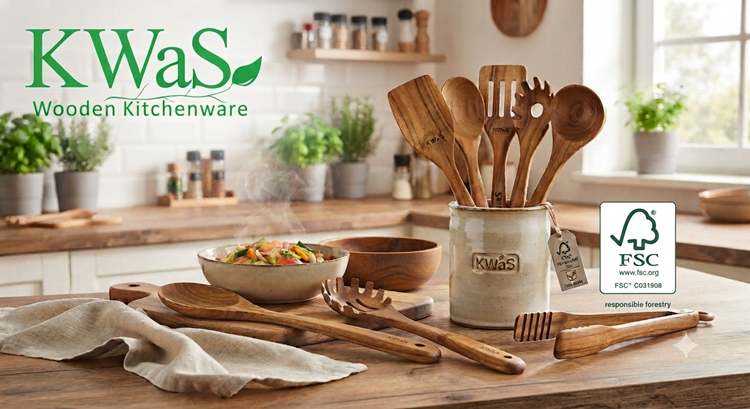 KWaS Wooden Cooking Utensils