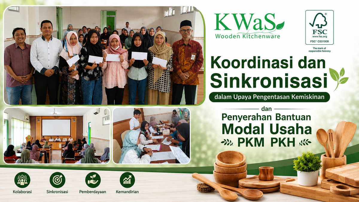Penyerahan Bantuan Modal Usaha PKM PKH bersama KWaS di Kapanewon Jetis Bantul